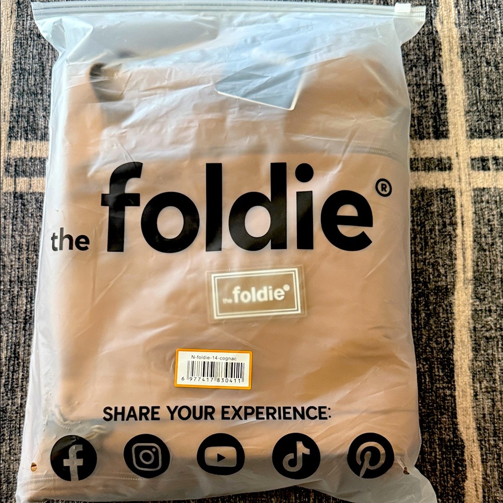 The Foldie Brown Garment Bag